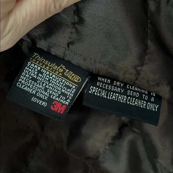 Wilsons Leather Womens Brown Belted Zipped Jacket with detachable hood Sz Small - Picture 6 of 8